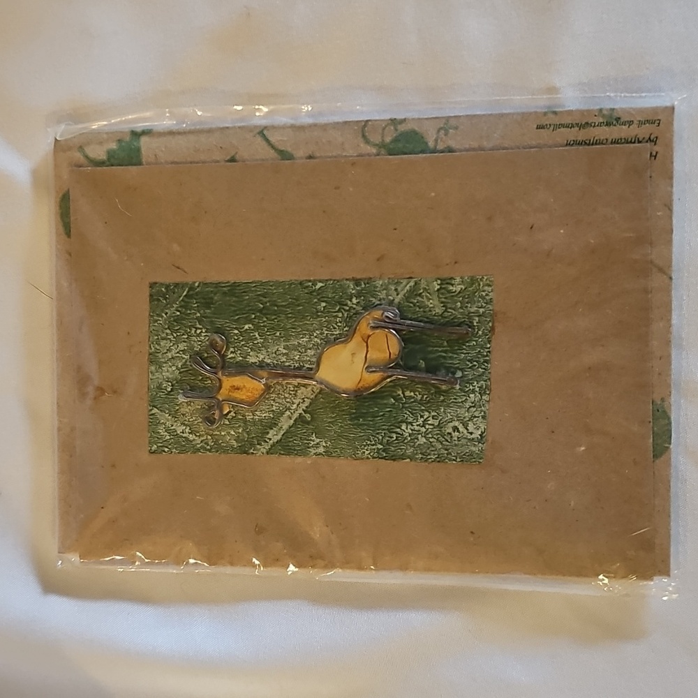 Handmade In Zimbabwa Giraffe Greeting Card Tote K